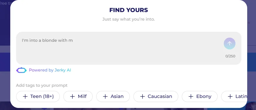 jerkmate — Jerky AI — describe what you want